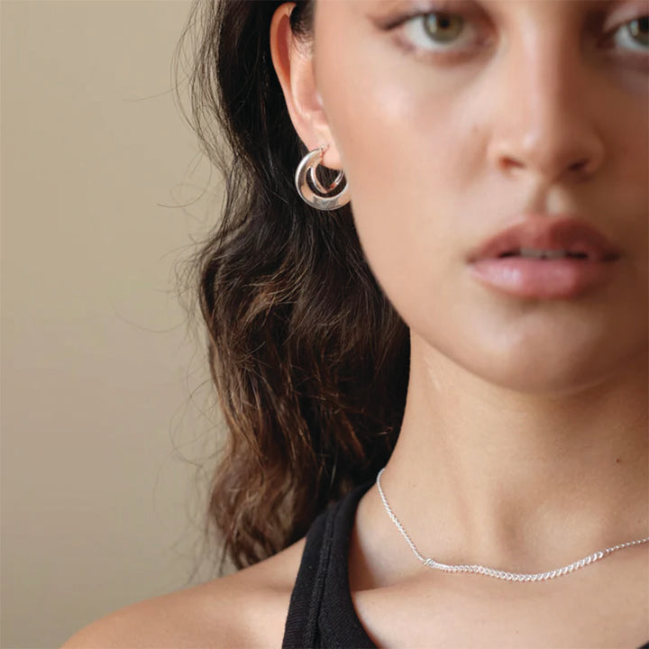 BABY STRUDEL HOOP EARRINGS