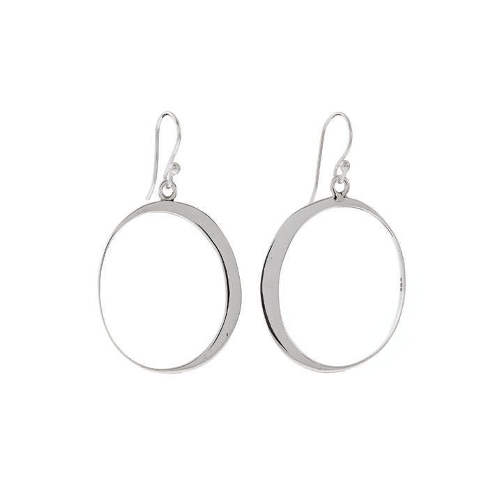 OPEN OVAL EARRINGS