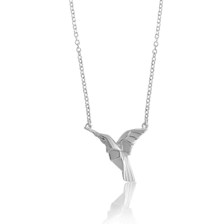 ORIGAMI HUMMINGBIRD NECKLACE