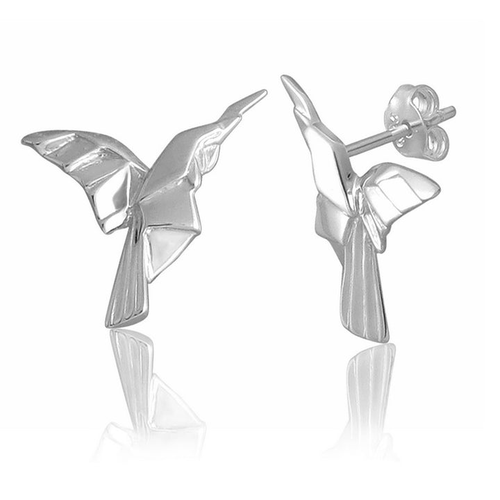 ORIGAMI HUMMINGBIRD EARRINGS