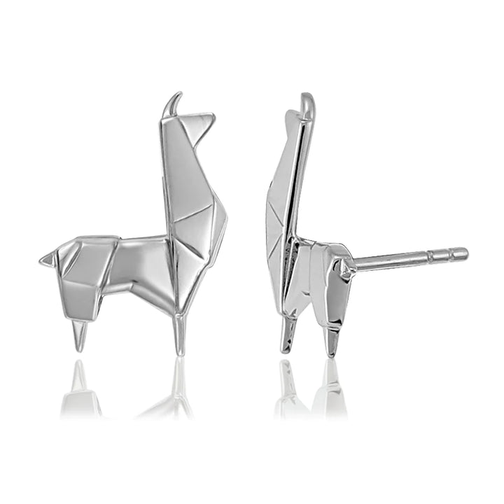 ORIGAMI LLAMA EARRINGS