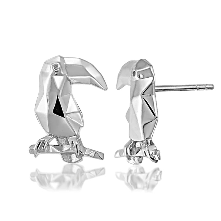 ORIGAMI TOUCAN EARRINGS