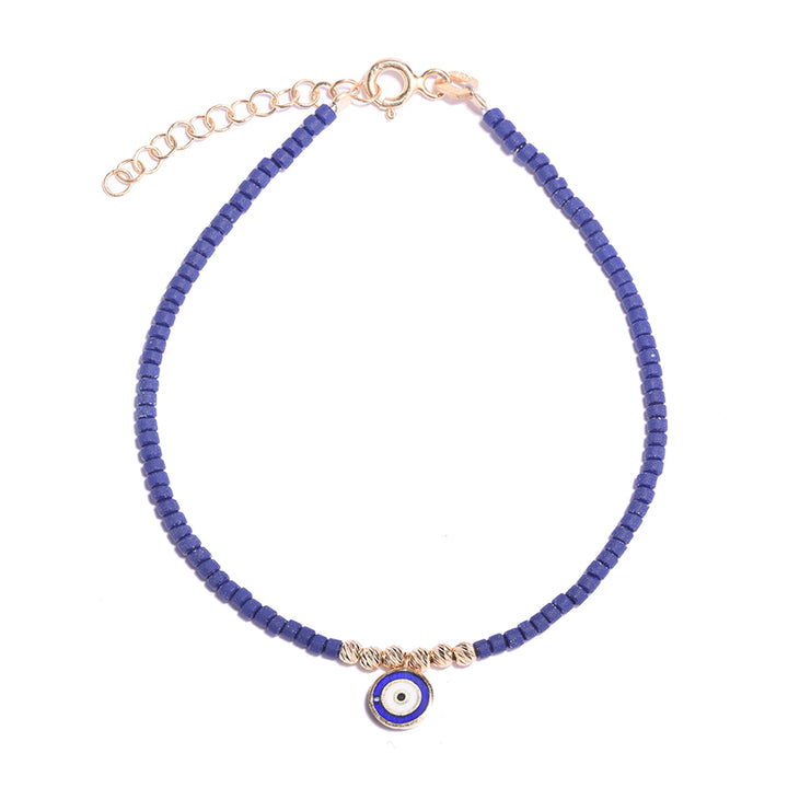 BEADED EVIL EYE BRACELET