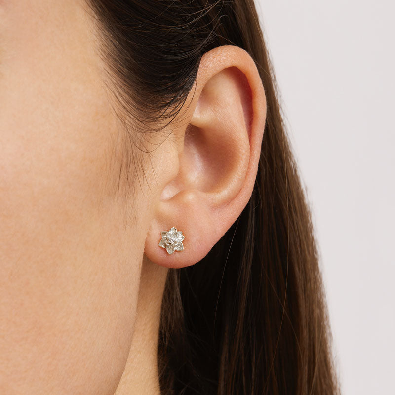 BLOOM WITHIN LOTUS STUD EARRINGS