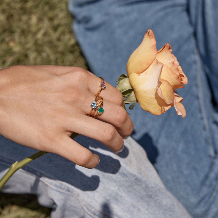 KINDRED BIRTHSTONE RING - MARCH