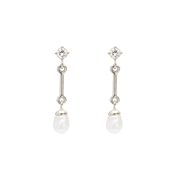 EMBRACE STILLNESS PEARL DROP EARRINGS