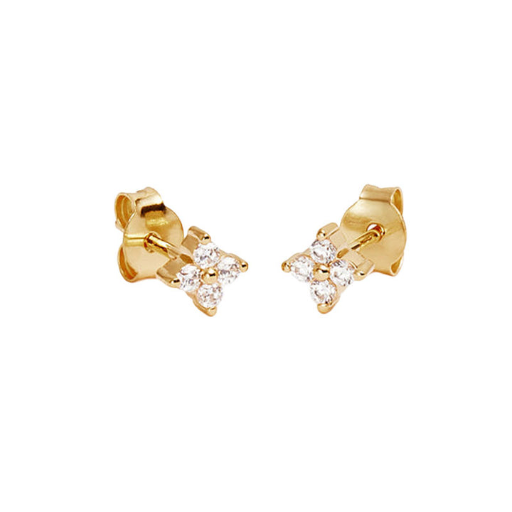 CRYSTAL BLOOM STUD EARRINGS