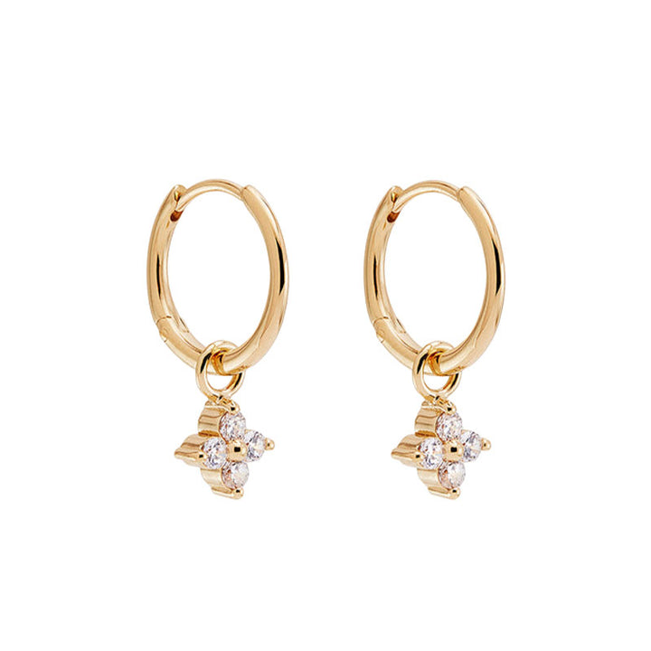 CRYSTAL BLOOM HOOPS