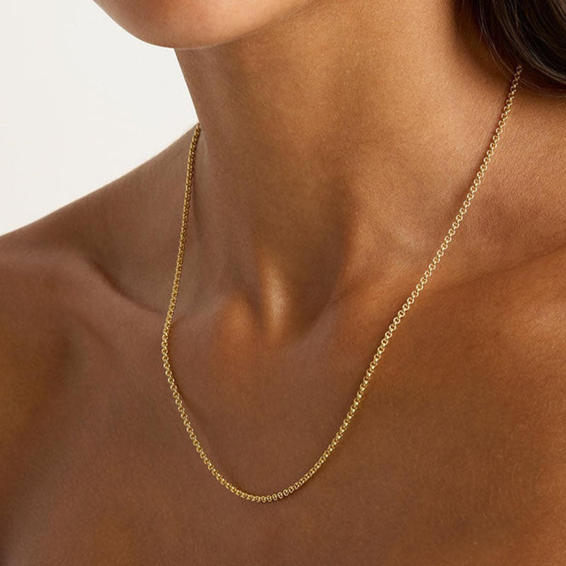 2MM BELCHER CHAIN NECKLACE