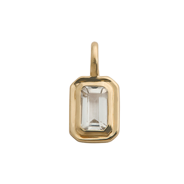 UNBOUND WHITE TOPAZ CHARM