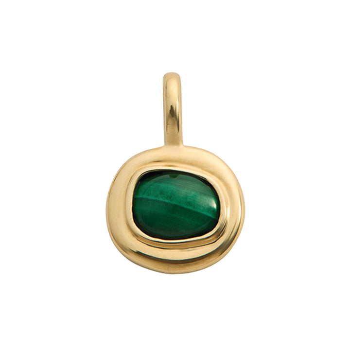 INTO THE FLOW MALACHITE CHARM