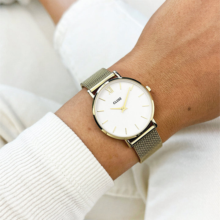 MINUIT GOLD /WHITE WATCH