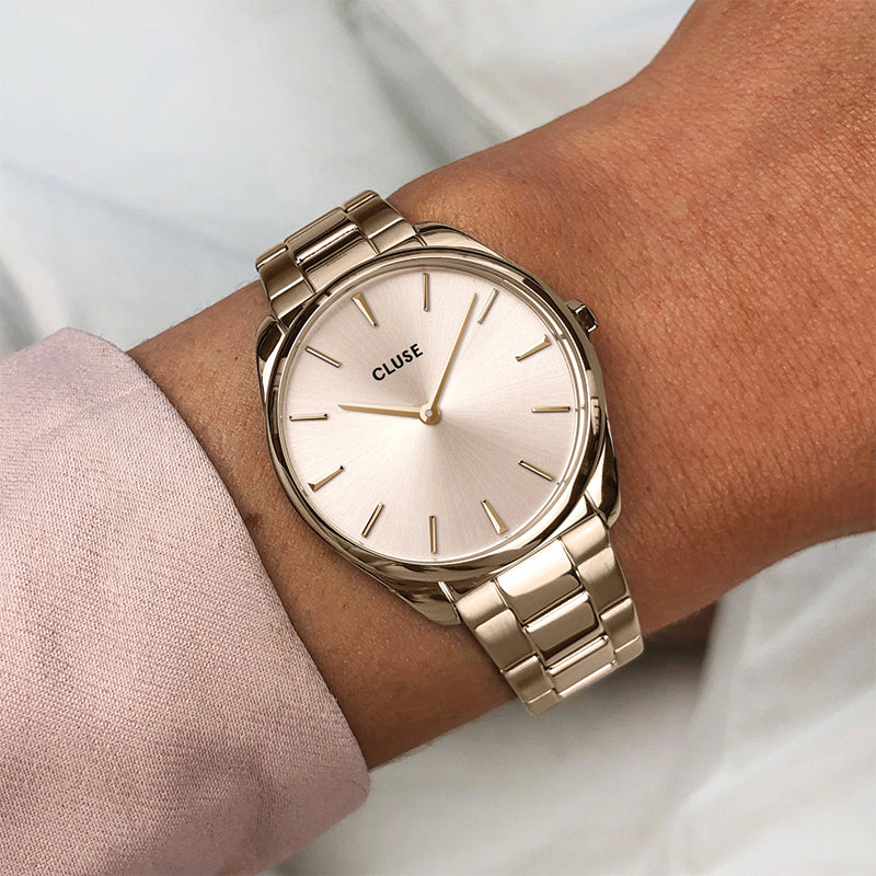 PINK GOLD PETITE FEROCE CHIC WATCH