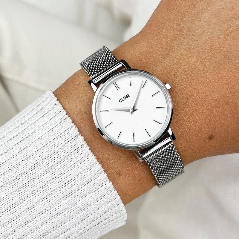 SILVER PETITE BOHO CHIC WATCH