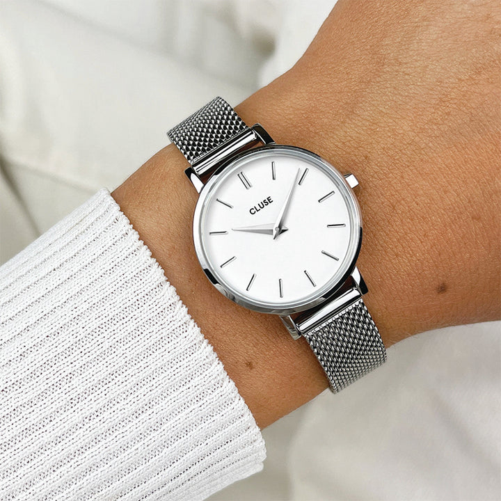 SILVER PETITE BOHO CHIC WATCH