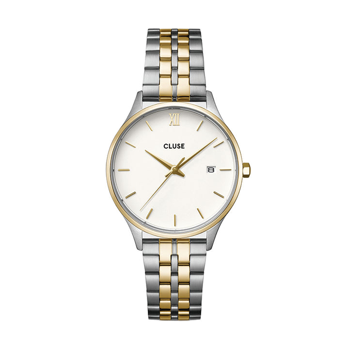 MINUIT DATE TWO-TONE WATCH