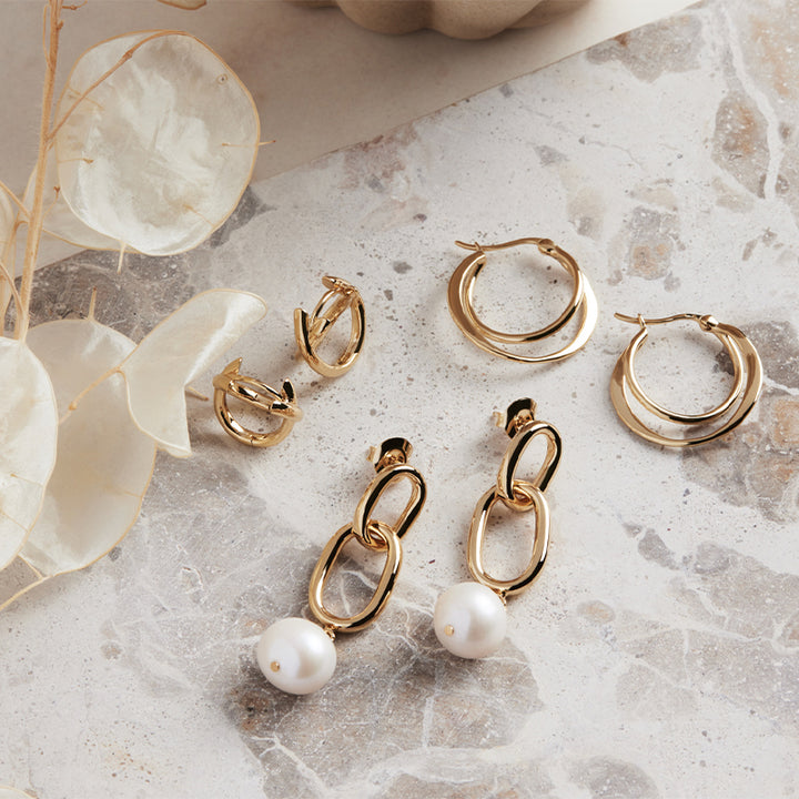 ECLIPSE HOOP EARRINGS