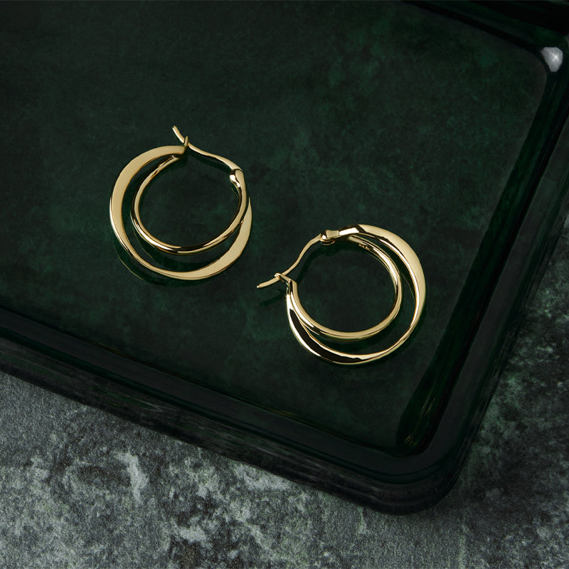 ECLIPSE HOOP EARRINGS