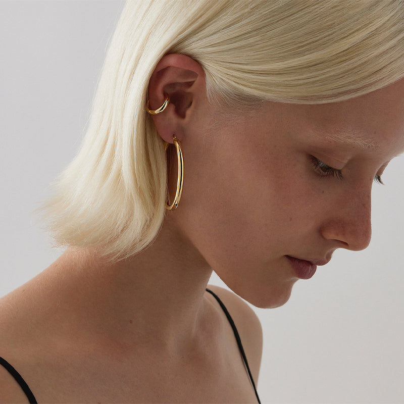 ORBIT HOOP EARRINGS
