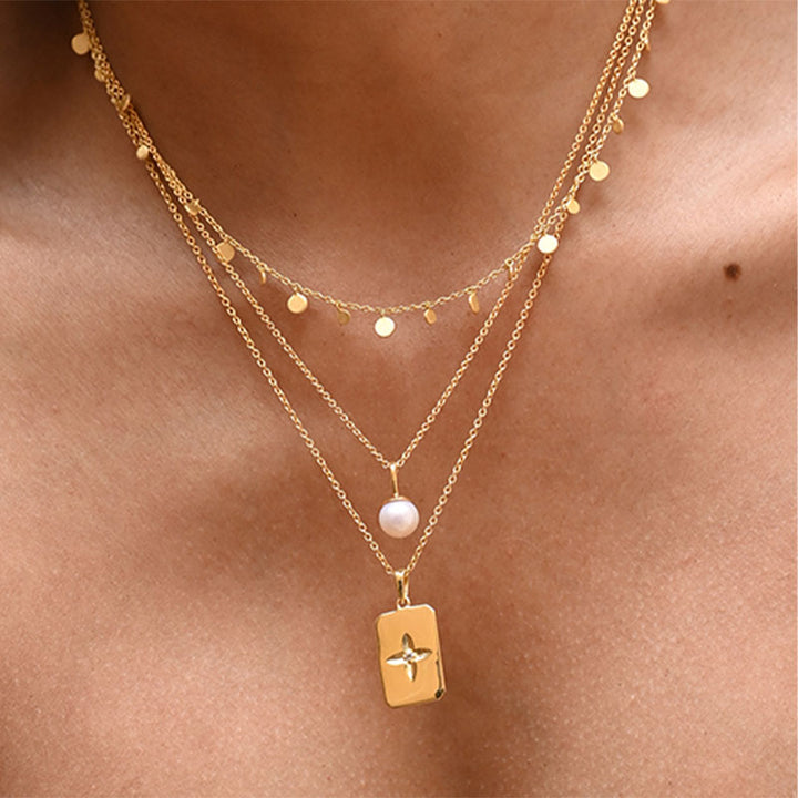 DESERT FLOWER PEARL NECKLACE