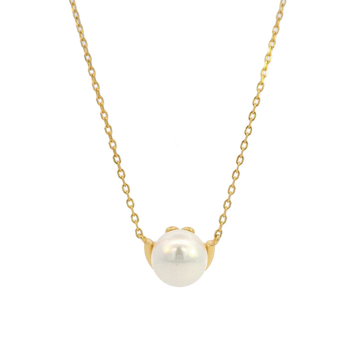 CRESCENT NINE-2-FIVE PEARL NECKLACE