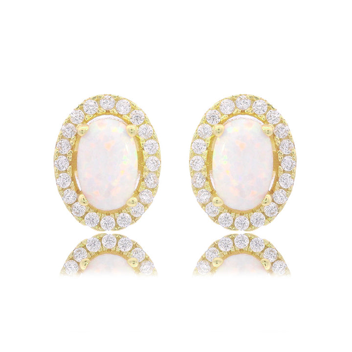 BLACKWATTLE OPAL GLOW EARRINGS