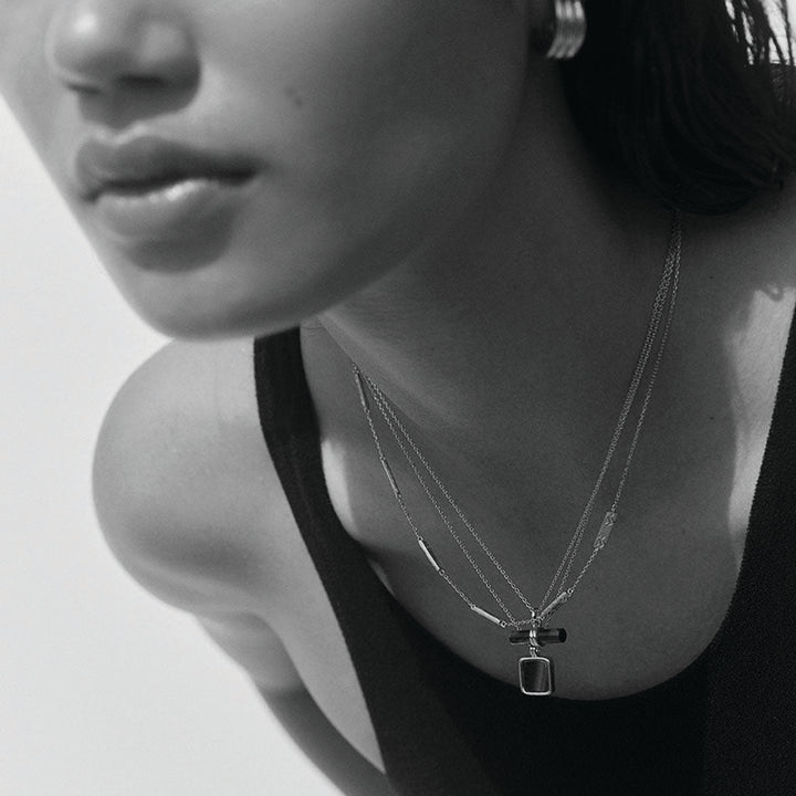 MALACITE PENDANT NECKLACE