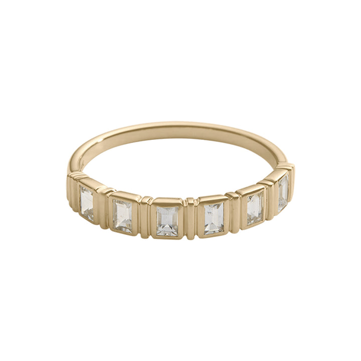 ELYSIUM BAGUETTE SAPPHIRE RING