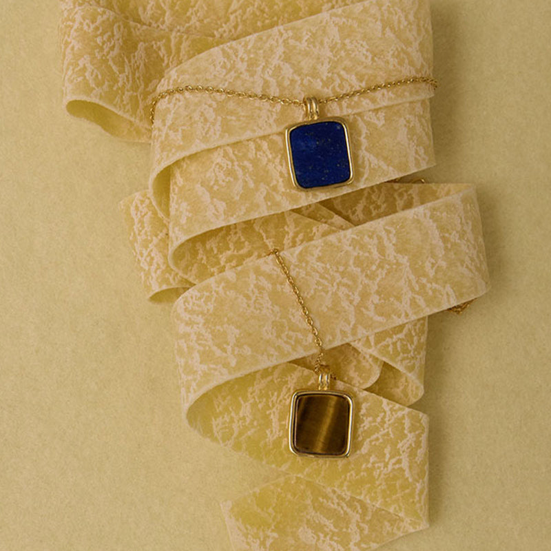 LAPIS PENDANT NECKLACE