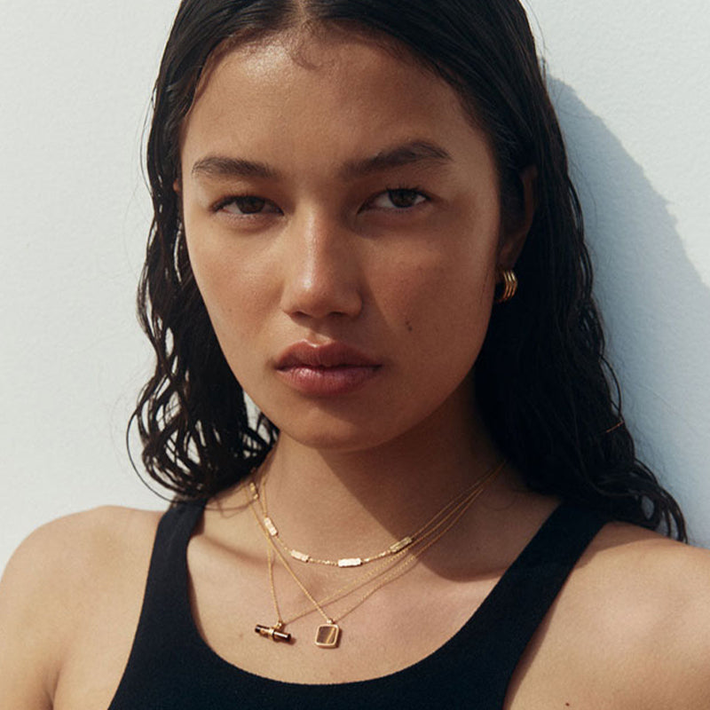 TIGERS EYE PENDANT NECKLACE