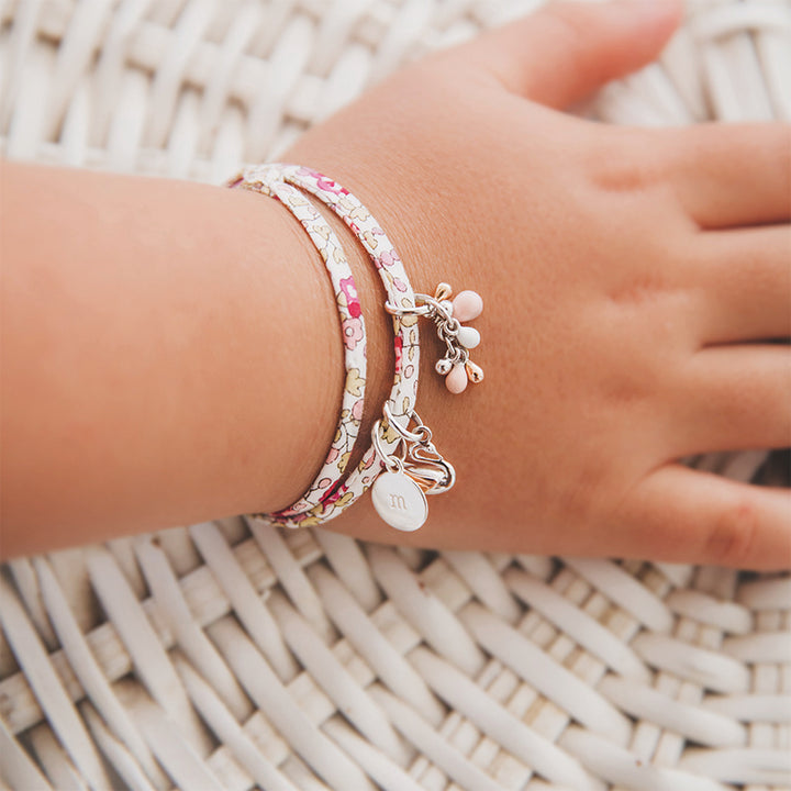 LITTLE KA CIRCLE INITIAL CHARM