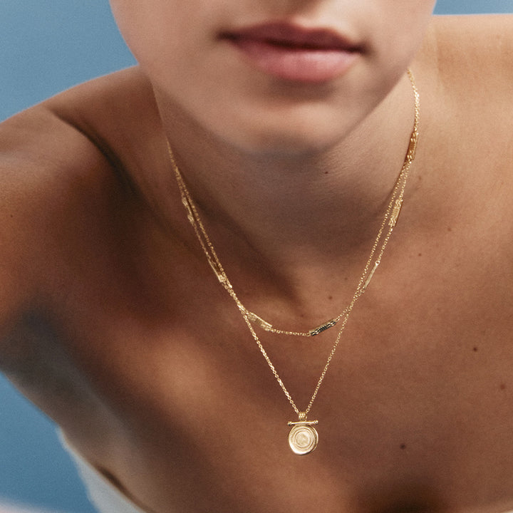 INDIGO COIN NECKLACE