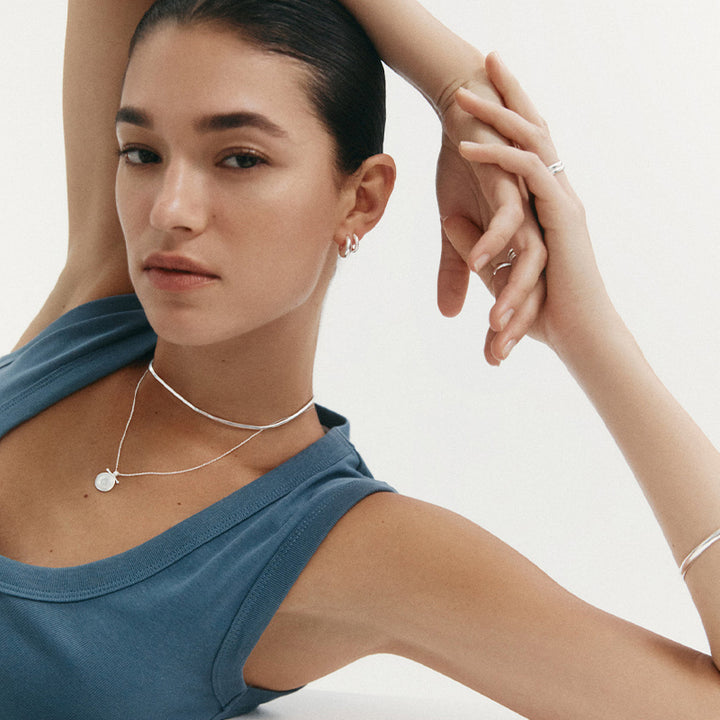 INDIGO COIN NECKLACE