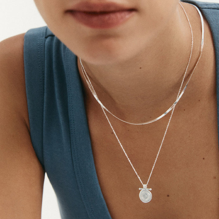 INDIGO COIN NECKLACE