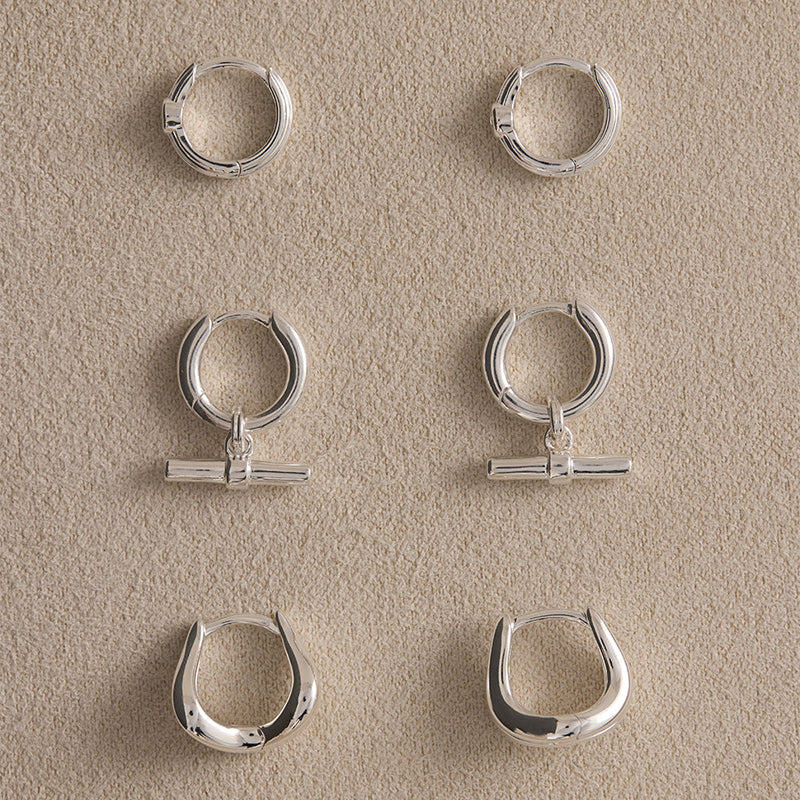 STILLNESS TOPAZ HOOPS