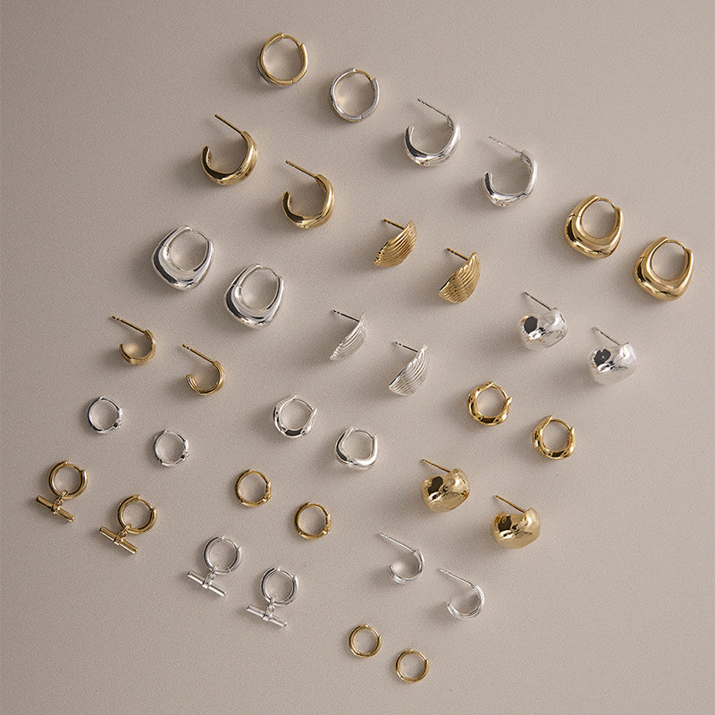 STILLNESS TOPAZ HOOPS