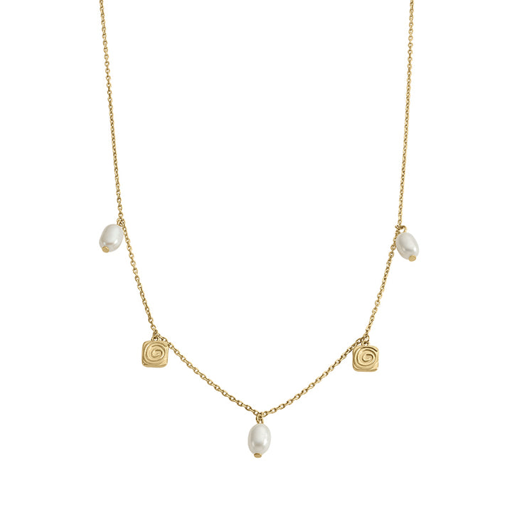 VELVET SWIRL NECKLACE