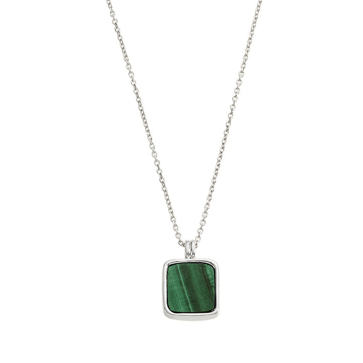 MALACITE PENDANT NECKLACE