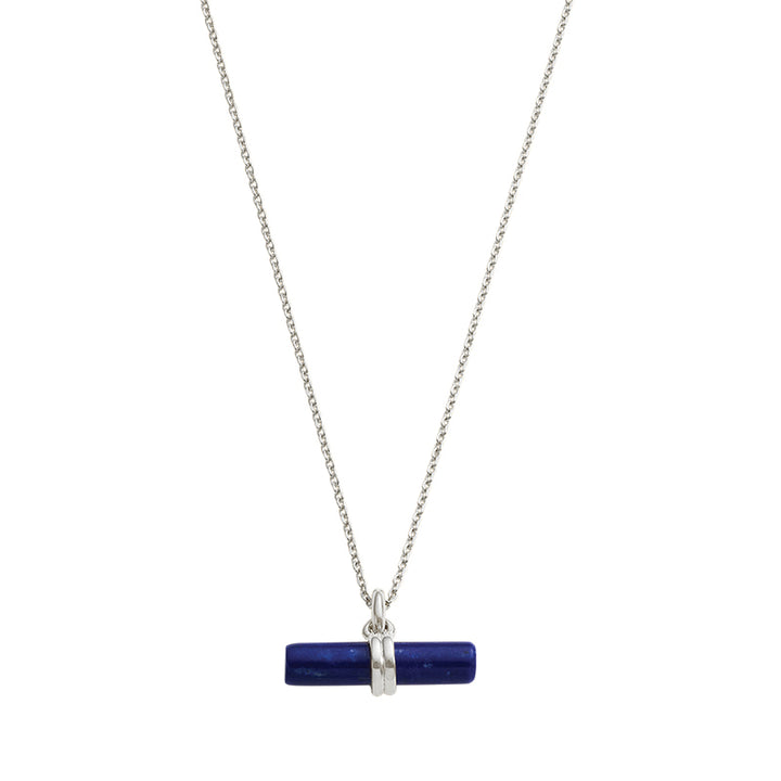LAPIS T-BAR NECKLACE