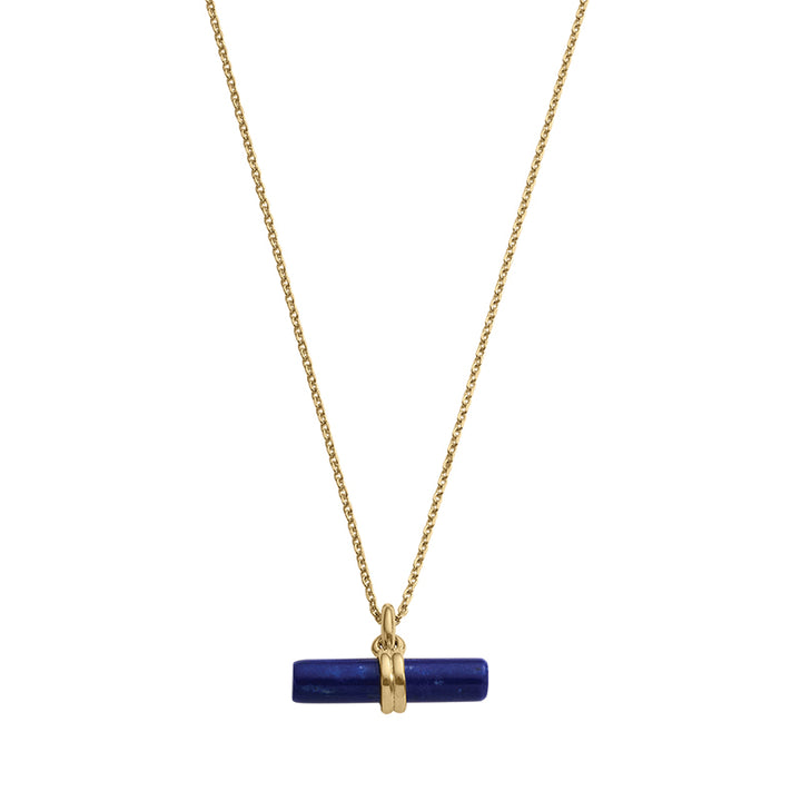 LAPIS T-BAR NECKLACE