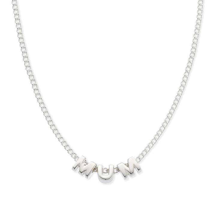 MUM TINY LOVE LETTER NECKLACE SILVER