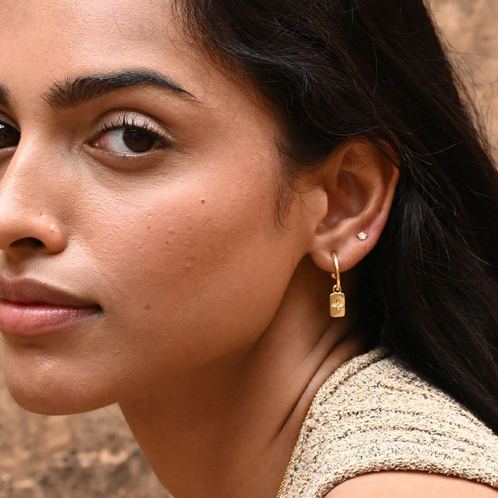 DESERT FLOWER RECTANGLE HOOPS