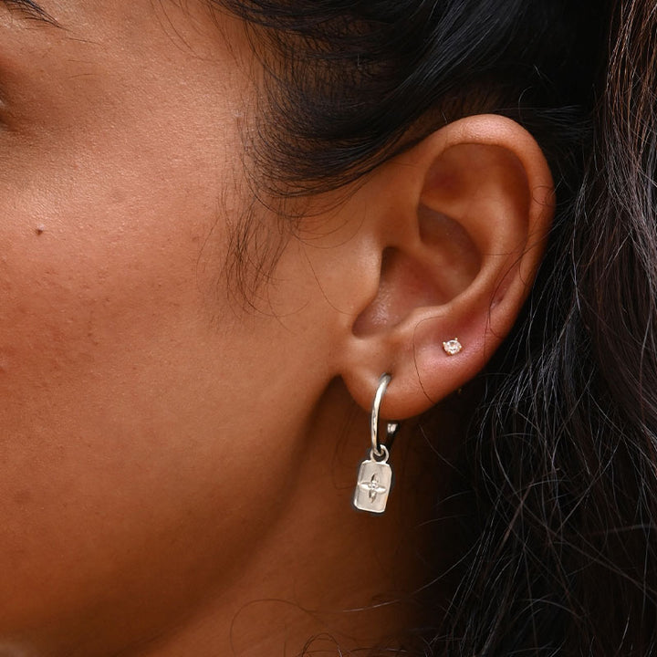 DESERT FLOWER RECTANGLE HOOPS