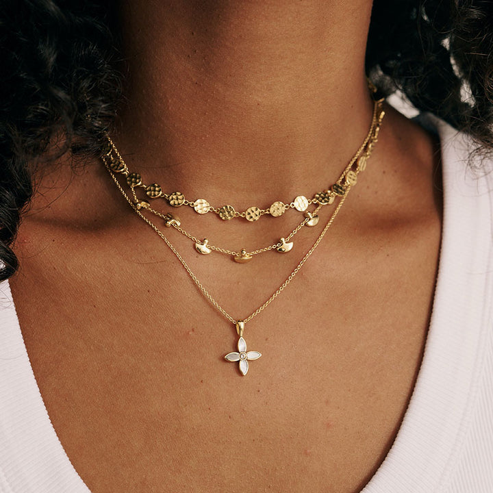 DESERT FLOWER FLORAL NECKLACE