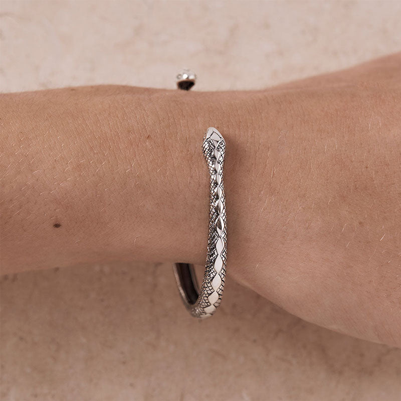 DIAMOND PYTHON SNAKE CUFF