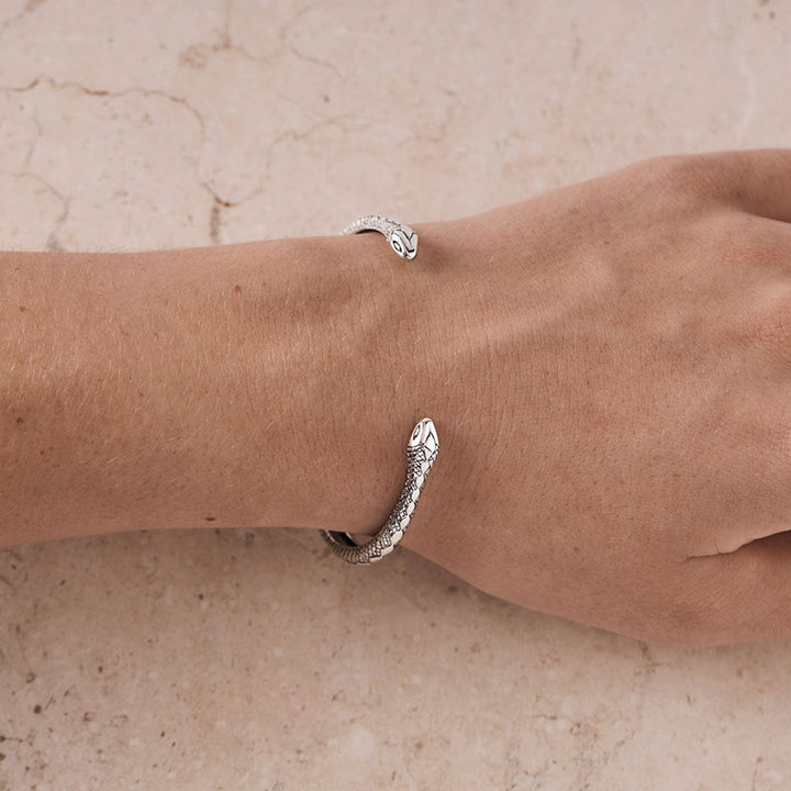 DIAMOND PYTHON SNAKE CUFF