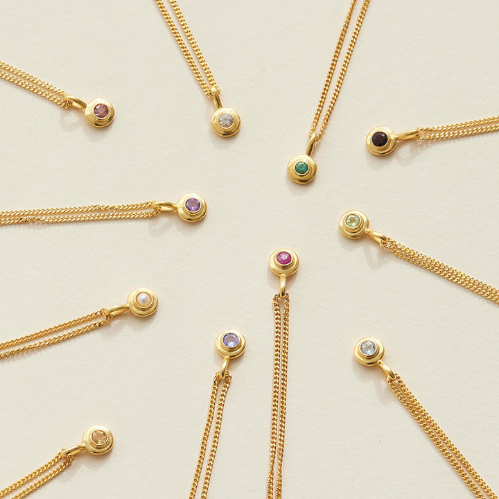 NOVEMBER CITRINE BIRTHSTONE CHARM