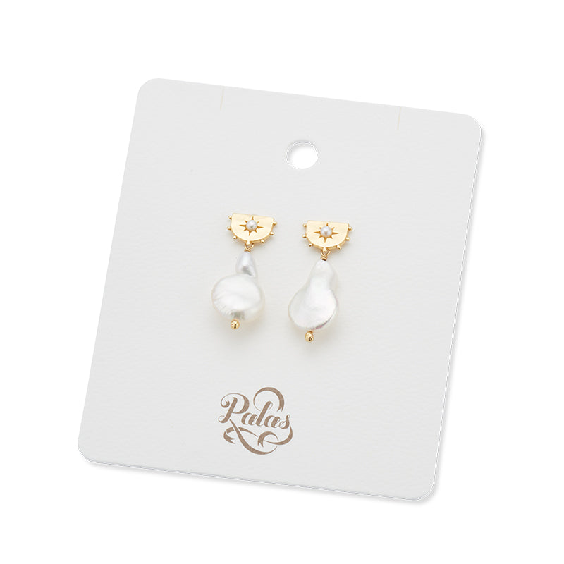STAR OF THE SEA PEARL DROP EARRINGS