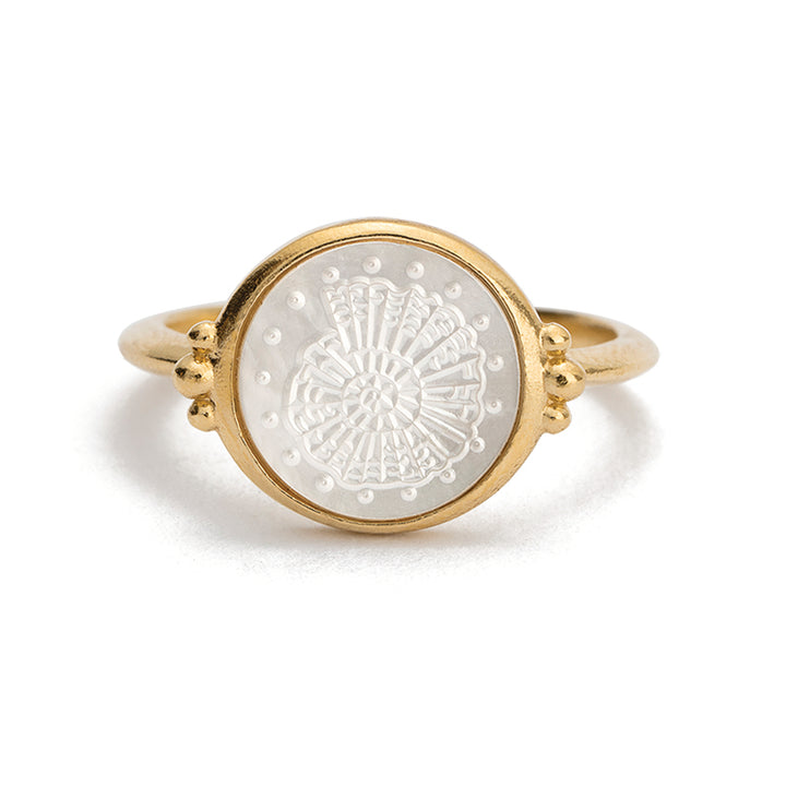 FOSSIL SHELL RING