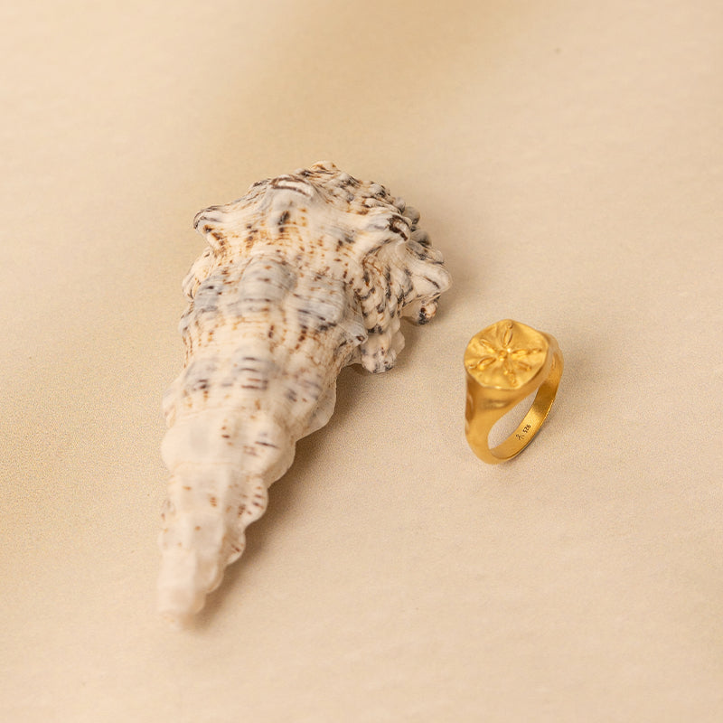 SAND DOLLAR SIGNET RING
